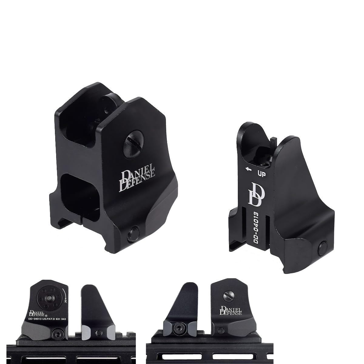 BOBRO ブラック マウントレール アイアンサイト BOBRO ブラック マウントレール アイアンサイト